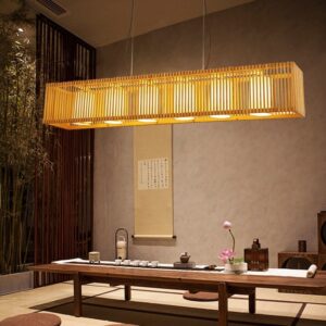 Đèn thả gỗ ngang tạo hình độc đáo trang trí hiện đại TAG 59-6