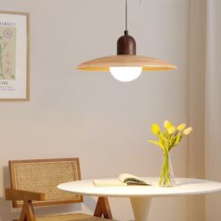 Đèn thả gỗ tạo hình độc đáo trang trí hiện đại CARUM