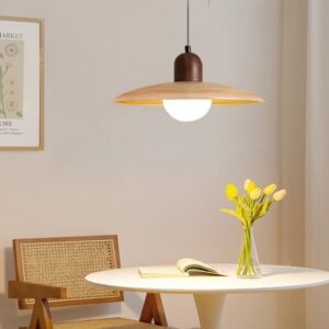 Đèn thả gỗ tạo hình độc đáo trang trí hiện đại CARUM