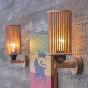 Đèn tường gỗ trang trí hiện đại WAG-18