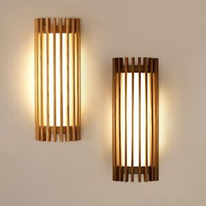 Đèn tường gỗ hiện đại trang trí nhà hàng, spa WAG-46