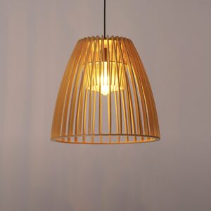 Đèn thả gỗ hình phong cách hiện đại trang trí bàn ăn, phòng ngủ DAG-17