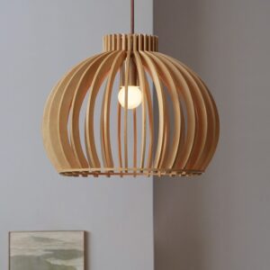 Đèn thả gỗ hình phong cách vintage trang trí bàn ăn, phòng ngủ DAG-21