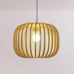 Đèn thả gỗ phong cách vintage trang trí quán cafe, spa DAG-53