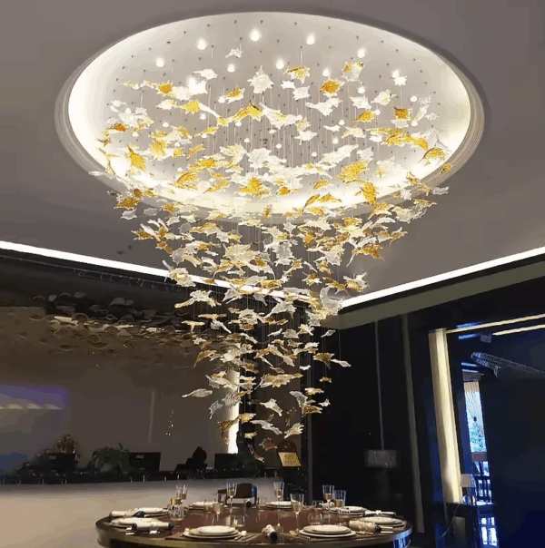 Đèn chùm thông tầng lá phong TPL.125