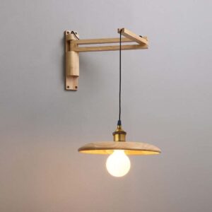 Đèn tường gỗ trang trí quán cafe vintage hiện đại WAG-63