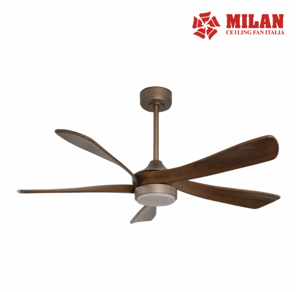 Quạt trần đèn LED 5 cánh kiểu dáng trẻ trung hiện đại MILAN FY516