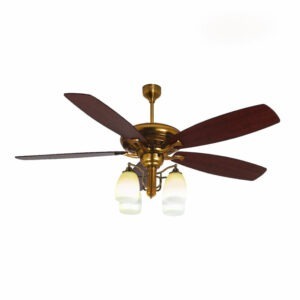 Quạt trần đèn 5 cánh kiểu dáng tân cổ điển sang trọng QT-508M