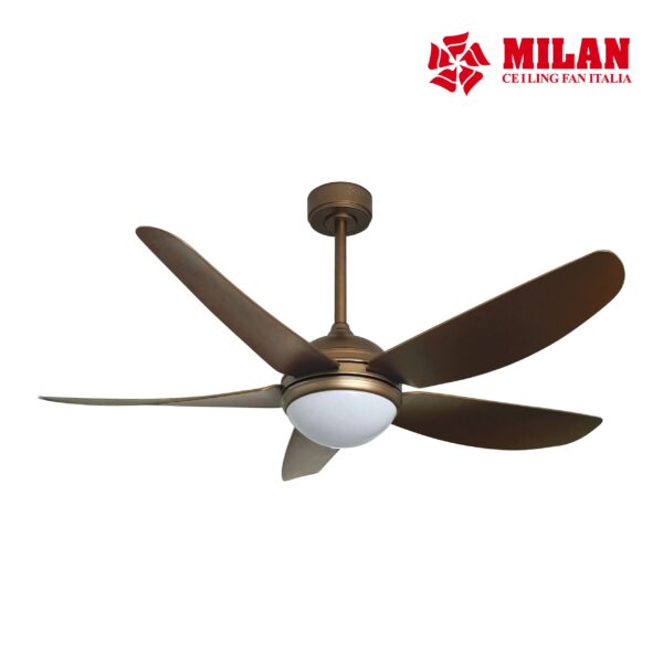 Quạt trần đèn 5 cánh kiểu dáng trẻ trung hiện đại MILAN FY509