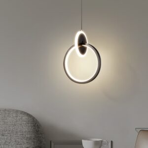 Đèn thả vòng trang trí phòng ngủ hiện đại TL-2292/1BK