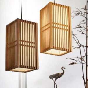 Đèn thả gỗ phong cách mộc mạc hiện đại DAT-32