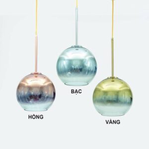 Đèn thả thuỷ tinh màu ombre trang trí hiện đại TT17T1