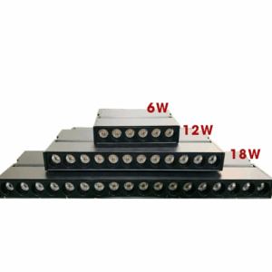 Đèn rọi ray nam châm gập tiêu điểm 18W vỏ đen