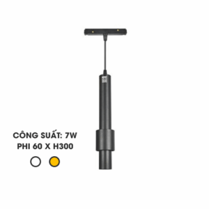 Đèn Rọi: Mẫu rọi ray nam châm 7W dạng ống thả thon dài