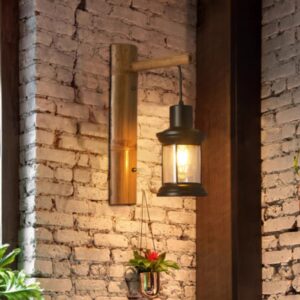 Đèn tường gỗ Rustic phong cách hiện đại WRT-45