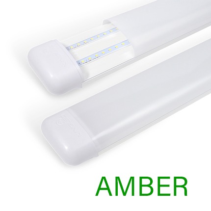 Đèn led tuýp Amber 18W bán nguyệt TBN-18SS