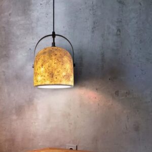 Đèn thả đá mài khảm trai Composite HANGER-KT