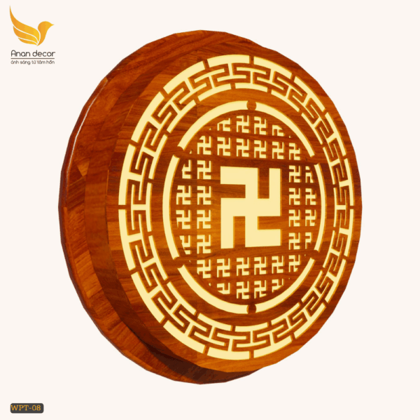 Đèn tường gỗ trang trí phòng thờ WPT-08