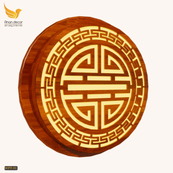Đèn tường gỗ trang trí phòng thờ WPT-01
