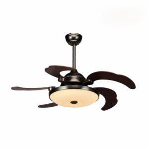 Quạt trần đèn cánh xếp hiện đại QT-555M