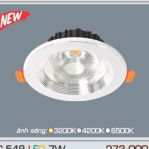 Đèn LED âm trần Spotlight 7w Anfaco AFC 548