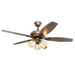 Quạt trần cánh gỗ phong cách hiện đại QViFa - 44 - 23