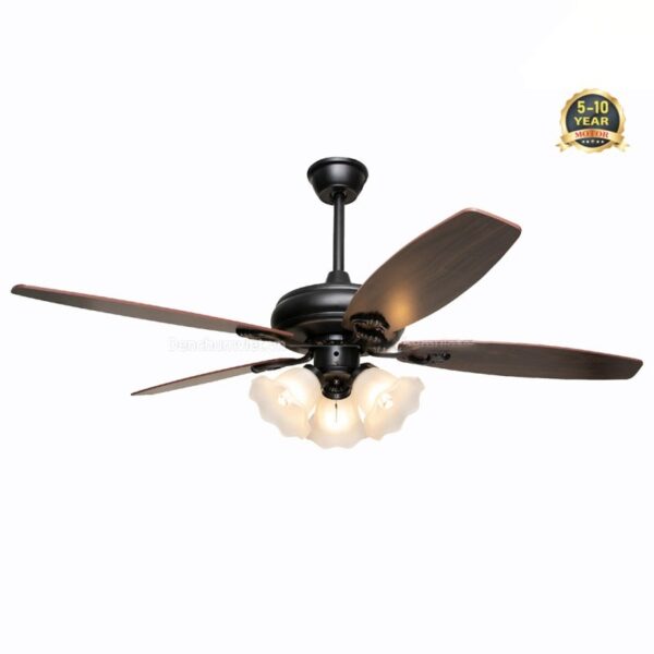 Quạt trần cánh gỗ phong cách hiện đại QViFa - 45 - 23