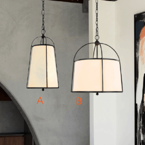 Đèn Thả Chao Vải Vintage Trang Trí Nhà Hàng ATV-49