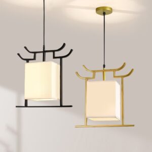 Đèn Thả Chao Vải Phong Cách Trung Hoa Trang Trí Nhà Hàng SHT-10