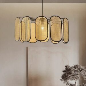 Đèn Chùm Thả Mây Đan Mắt Cáo DAV-15