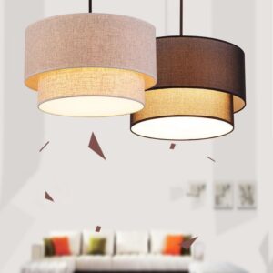 Đèn Thả Chao Vải Vintage Trang Trí Bàn Ăn ATV-34