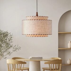 Đèn Thả Chao Vải Vintage Trang Trí Bàn Ăn ATV-45