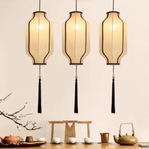 Đèn Thả Chao Vải Phong Cách Trung Hoa Trang Trí Nhà Hàng ATV-53