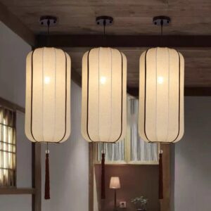 Đèn Thả Chao Vải Phong Cách Trung Hoa Trang Trí Nhà Hàng ATV-54