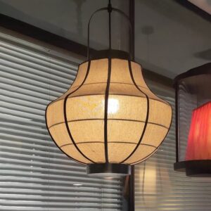 Đèn Thả Chao Vải Trang Trí Nhà Hàng ATV-56