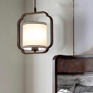 Đèn Thả Chao Vải Phong Cách Trung Hoa Trang Trí Nhà Hàng SHT-03