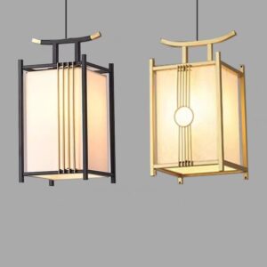 Đèn Thả Chao Vải Phong Cách Trung Hoa Trang Trí Nhà Hàng SHT-07