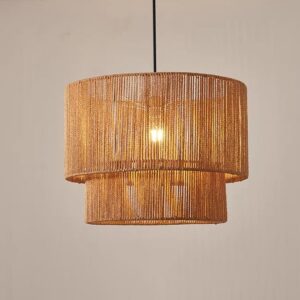 Đèn Thả Dây Thừng Vintage Trang Trí Homestay TAT-21