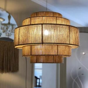 Đèn Thả Dây Thừng Vintage Trang Trí Homestay TAT-23