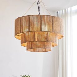 Đèn Thả Dây Thừng Vintage 3 Tầng Trang Trí Homestay TAT-24