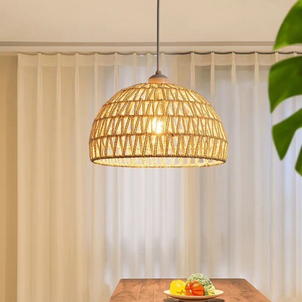 Đèn Thả Dây Thừng Vintage Trang Trí Homestay TAT-31