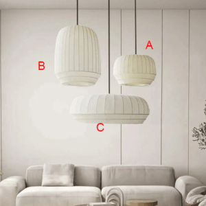 Đèn Thả Chao Vải Vintage Trang Trí Bàn Ăn ATV-44