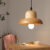 Đèn gỗ tiện thả trần trang trí quán cafe DTT-06