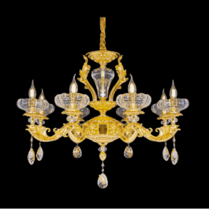 Đèn Chùm Pha Lê Xi Vàng CNQT184