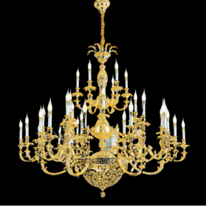 Đèn Chùm Xi Vàng Cổ Điển CNQT193