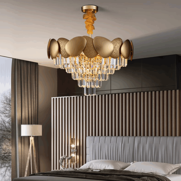 Đèn Chùm Thủy Tinh Hiện Đại Trang Trí Phòng Khách TPL-8237
