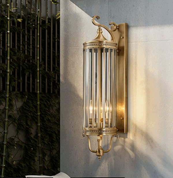 Đèn tường xi đồng ngoại thất hiện đại VD-681A-18