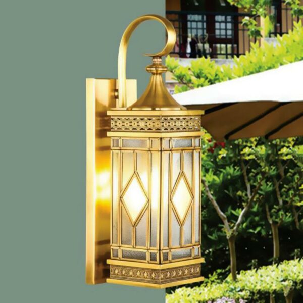 Đèn tường đồng nguyên chất ngoại thất sang trọng VĐ-6209