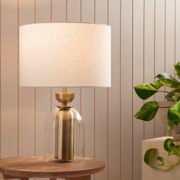 Đèn bàn chao vải hiện đại trang trí phòng ngủ DB141