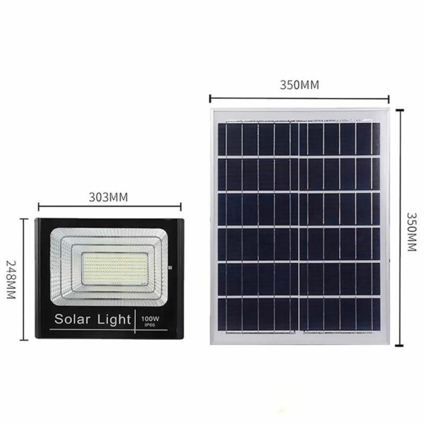 Đèn pha led năng lượng mặt trời FANL03T100